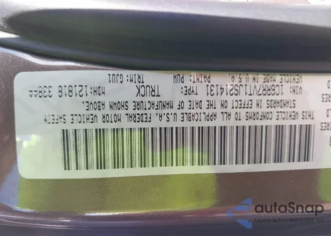 2018 Ram 1500 Laramie 4X4 6'4 Box from USA, damaged, VIN 1C6RR7VT1JS214131